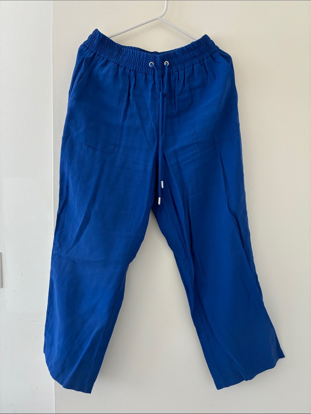 Men's Relaxed Drawstring Pants in Royal Blue